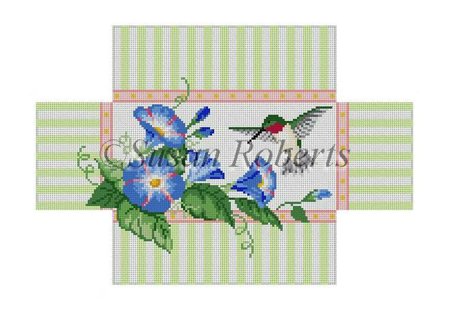 Hummingbird & Morning Glories - Brick Cover