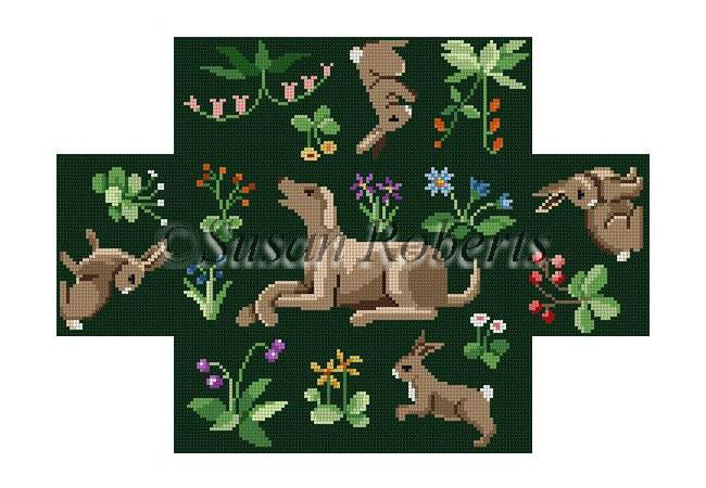 Cluny Rabbits & Hound - Brick Cover