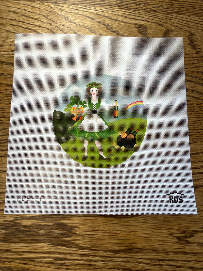 Kirkland Design ·  Betty Loves St. Patrick's Day Canvas and Stitch Guide