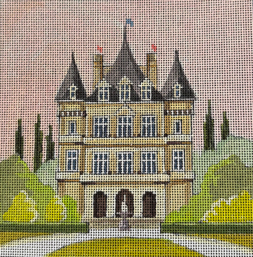 Castle W Light Pink Background