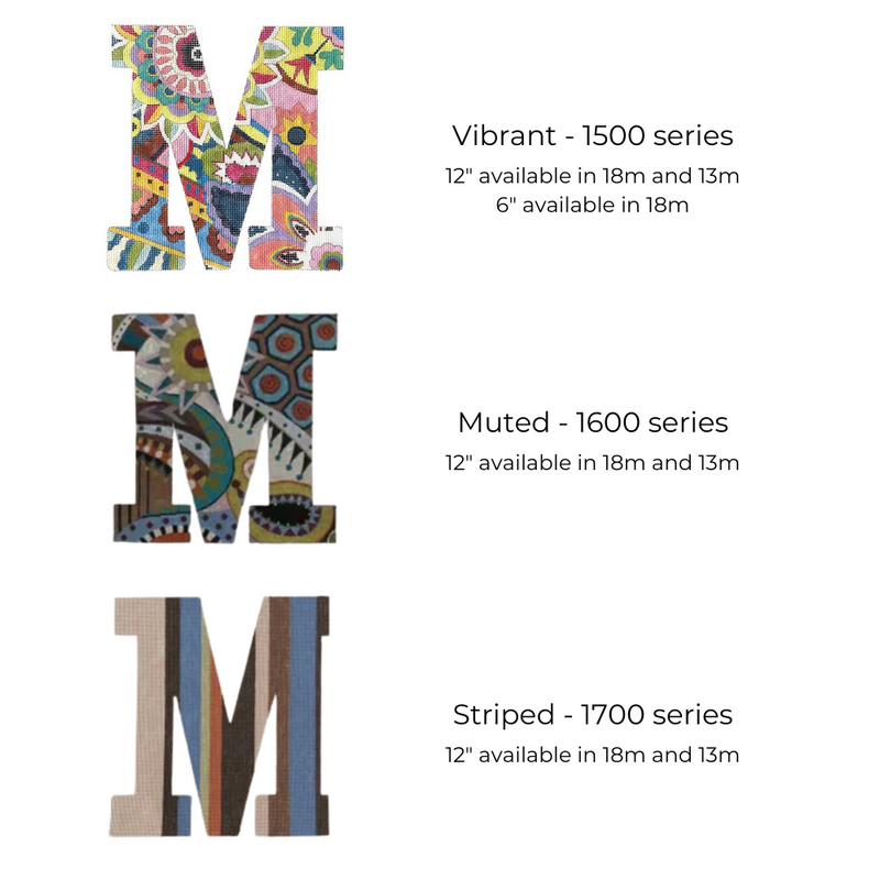 12" Muted Letters (13m)