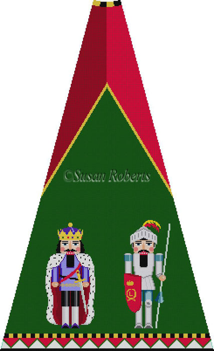 Nutcracker Tree Skirt w/BG, King Arthur & Sir Lancelot