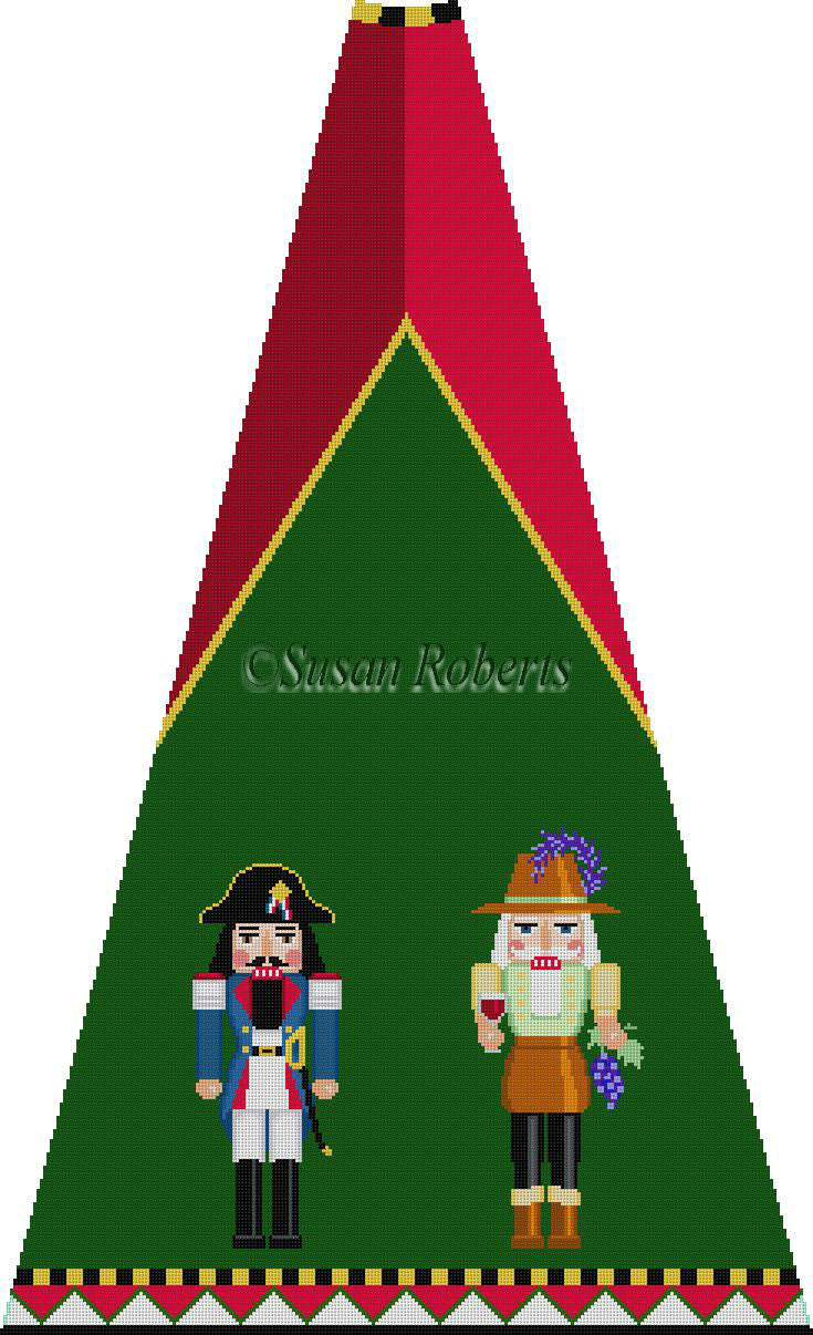 Nutcracker Tree Skirt w/BG, Napoleon & Winemaker