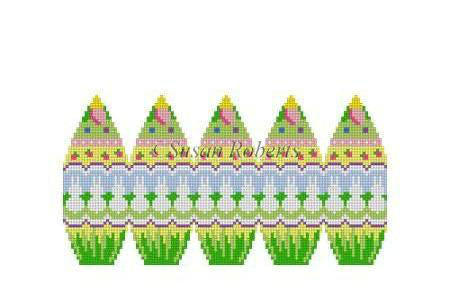 Bunny Row - 3D Standup Egg