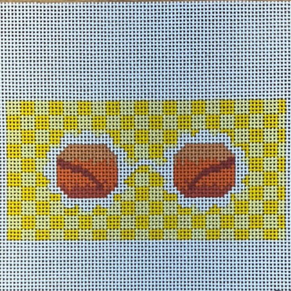 Maddie Sweet ·  Flower Power Glasses-Yellow