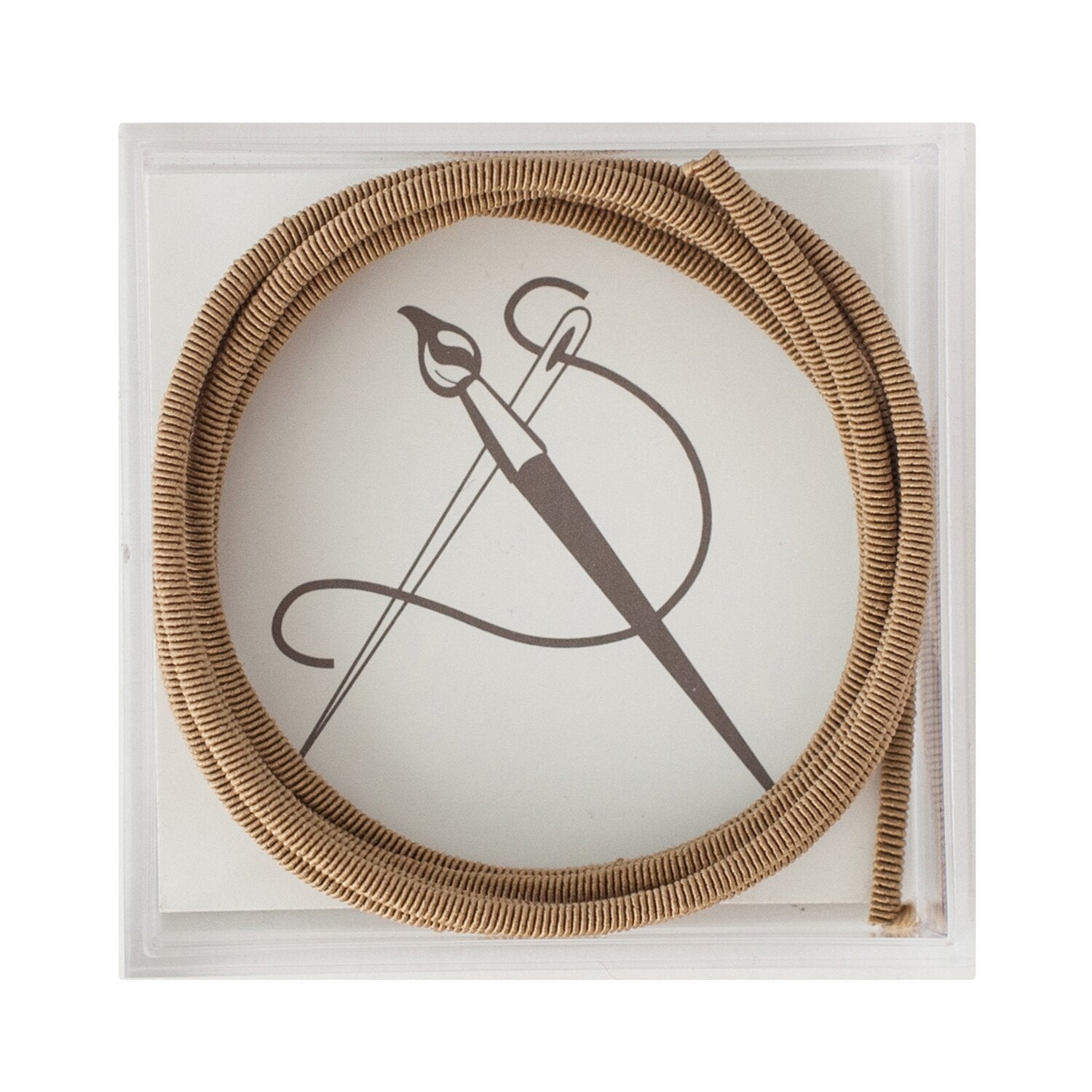 Silk Wrapped Purl · Size 4 · with Matching Couching Thread