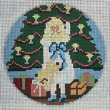 The Squirrel & The Snail ·  MFT-Girls in White Dresses with Blue Satin Sashes