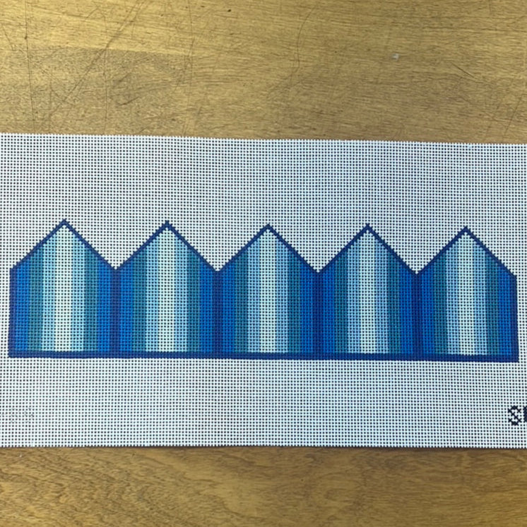 Maddie Sweet ·  Birthday Crown-Blue Stripes