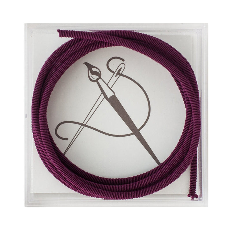 Silk Wrapped Purl · Size 4 · with Matching Couching Thread