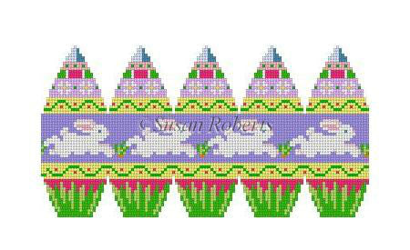 Running Bunnies - 3D Standup Egg