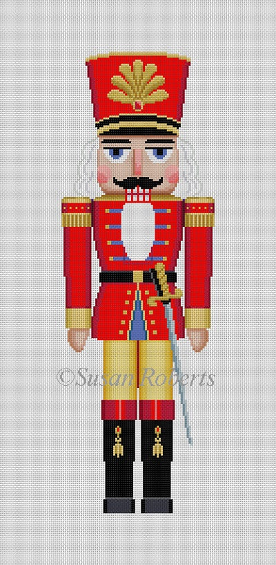 Nutcracker 18"h - Red Guard w/ Sword