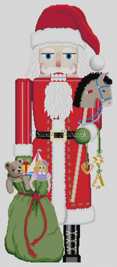 Nutcracker 30"h - Santa With Toy Bag