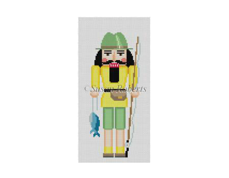 Nutcracker 7"h - Fisherman