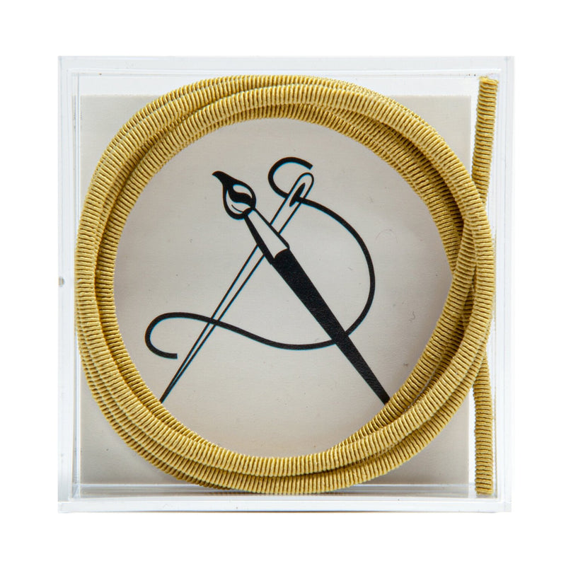 Silk Wrapped Purl · Size 4 · with Matching Couching Thread