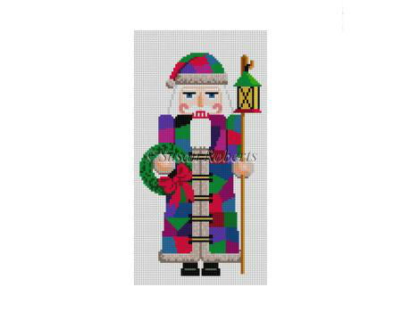 Nutcracker 7"h -  Patchwork Santa