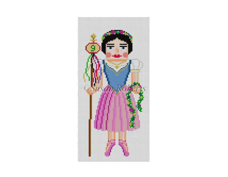 Nutcracker 7"h - Nine Ladies Dancing