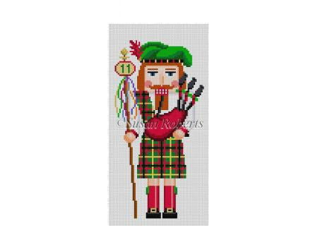 Nutcracker 7"h - Eleven Pipers Piping