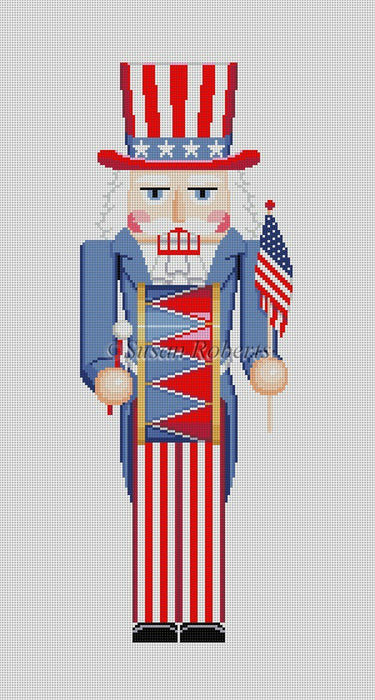 Nutcracker 18"h - Uncle Sam w/ Drum