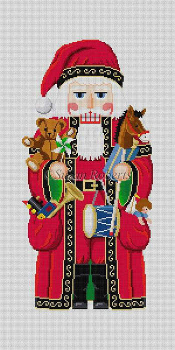 Nutcracker 18"h - Santa & Pockets of Toys