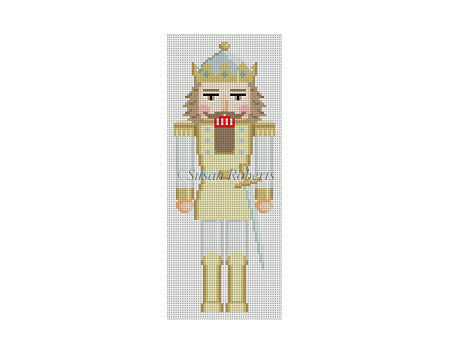 Nutcracker 7"h - Silver & Gold King