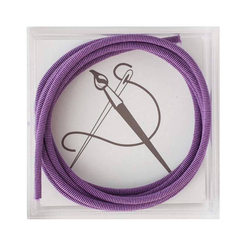 Silk Wrapped Purl · Size 4 · with Matching Couching Thread