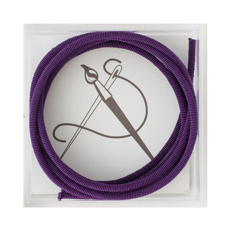 Silk Wrapped Purl · Size 4 · with Matching Couching Thread
