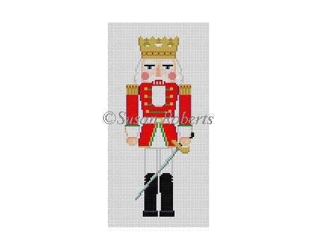 Nutcracker 7"h - Red King w / Sword
