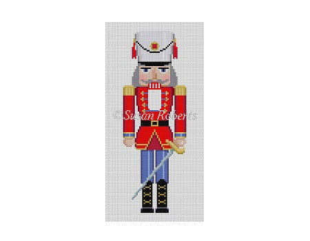 Nutcracker 7"h - Red & Blue Guard