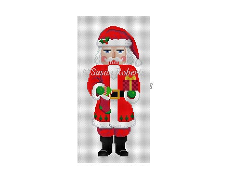 Nutcracker 7"h - Santa w/ Sock