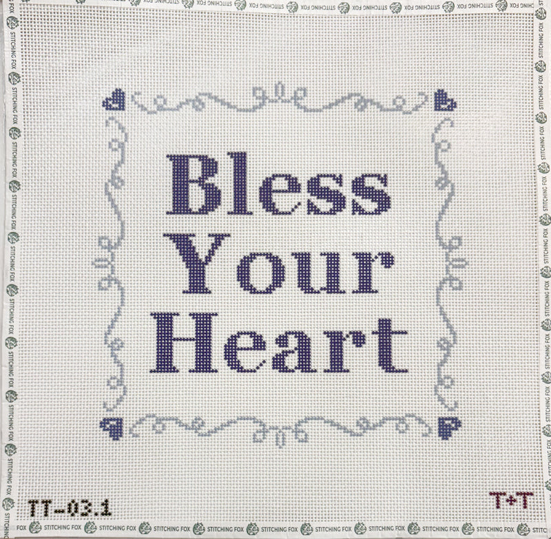 Bless Your Heart (Blue) - Large