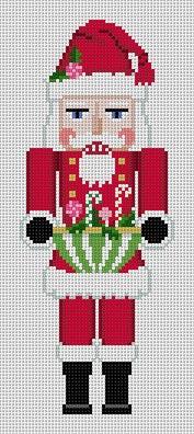 Nutcracker, Candy Bowl Santa - 18 mesh