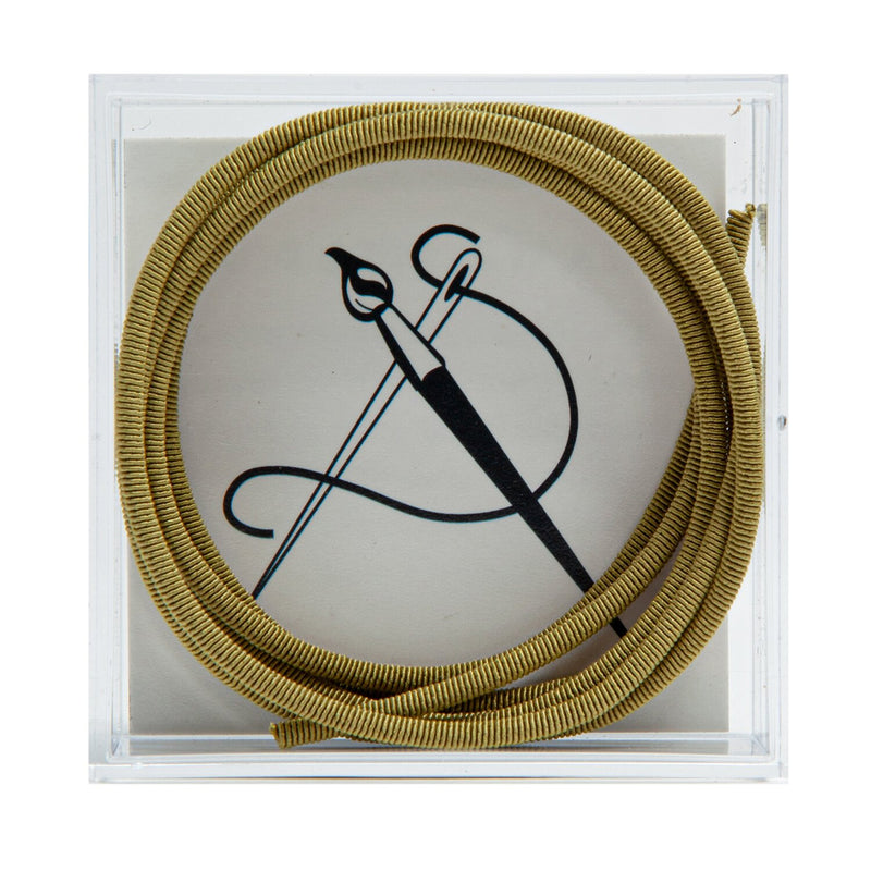 Silk Wrapped Purl · Size 4 · with Matching Couching Thread