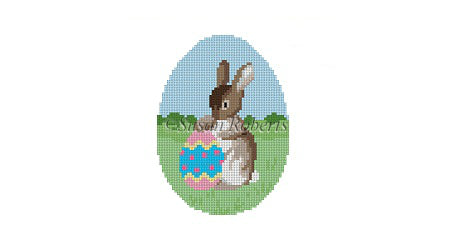 Rabbit w/ Egg - 4" Egg