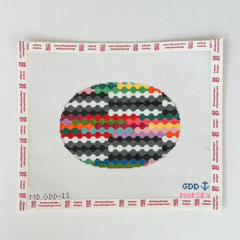 Grandy Deb - Bubble Lines Oval