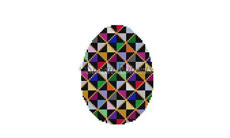 Broken Dishes Quilt - 4" Egg