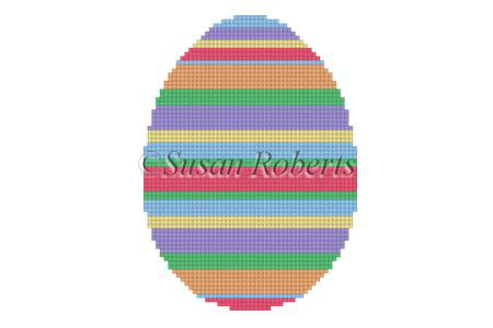 Stripes - 4" Egg
