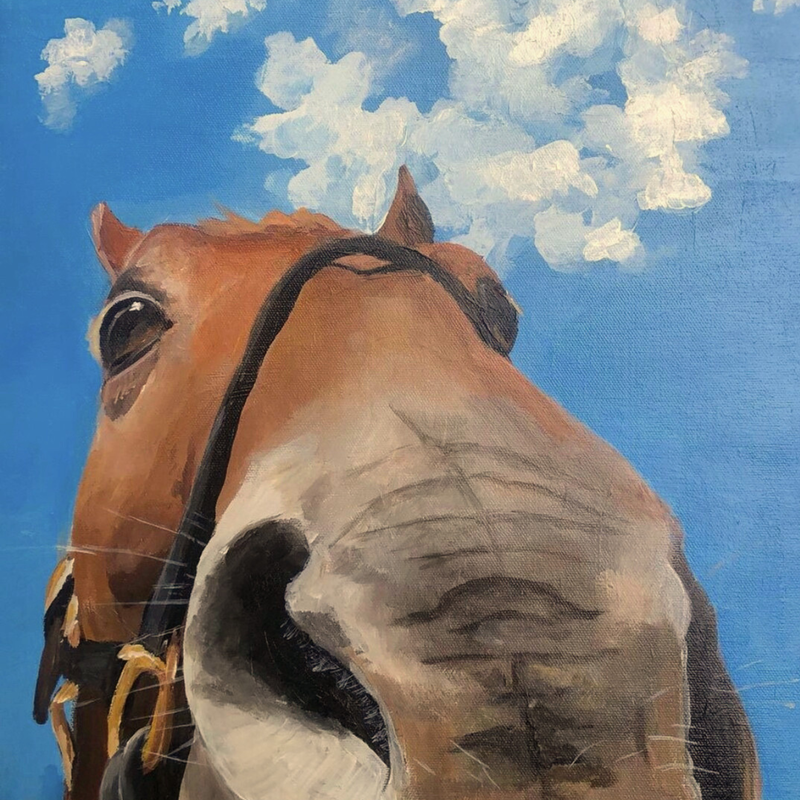 Horse Selfie Needleminder