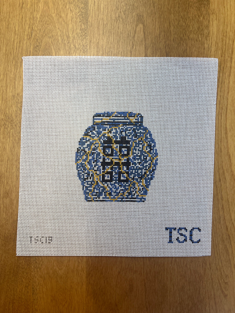 The Sheffield Collection ·  Kintsugi Ginger Jar Ornament