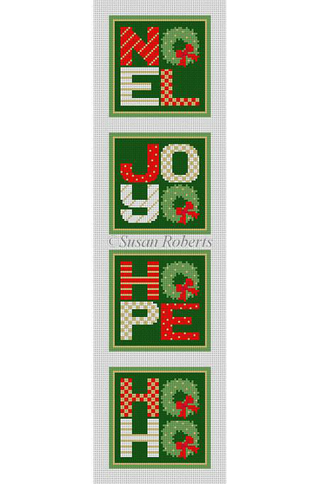Noel, Joy, Hope, Ho-Ho - Coaster Set