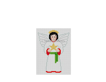 Boy Angel w/ Star, white