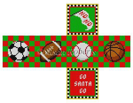 Sports Balls - 2" cube