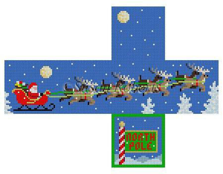 Sleigh Flight - 2" cube