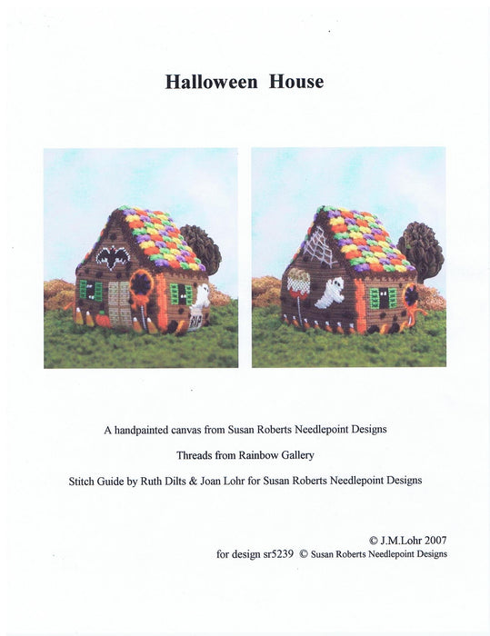 Stitch Guide - Halloween - 3D Gingerbread House