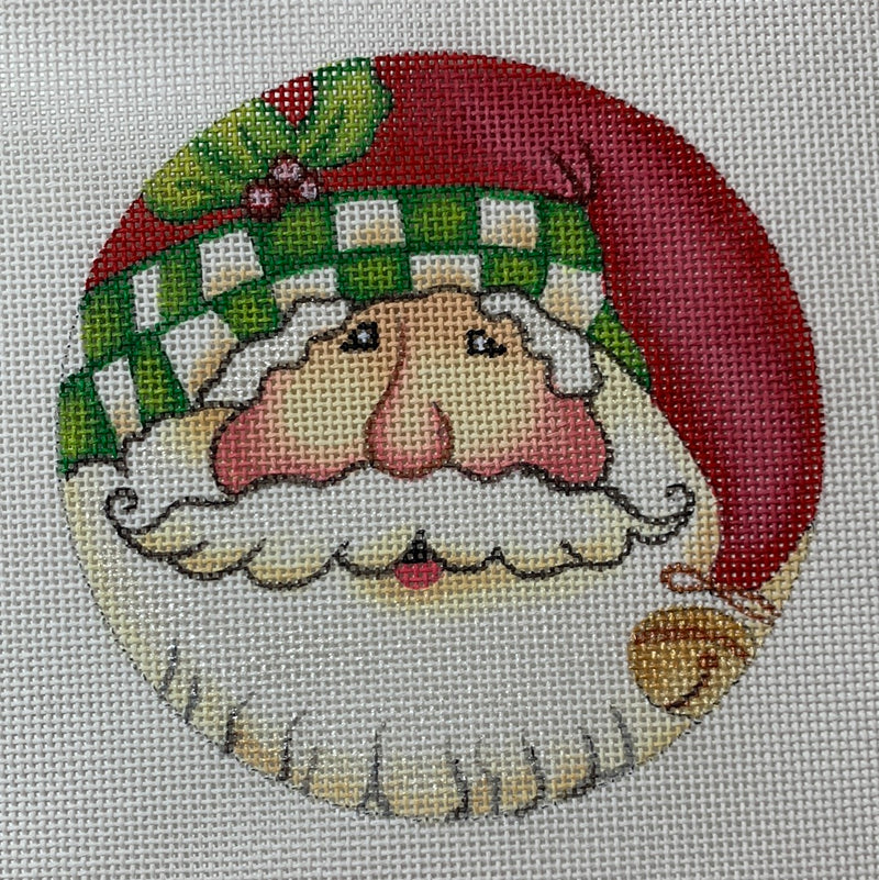 Santa w/ Checkerboard Hat Brim