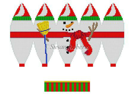 Full Snowman - 3D Hot Air Balloon