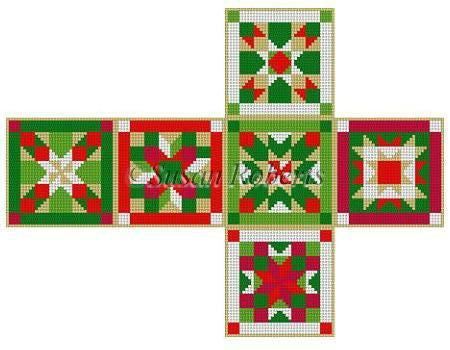 Quilt Stars - 2" cube