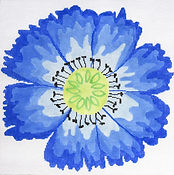 Large Dazzle Flowers - Blue