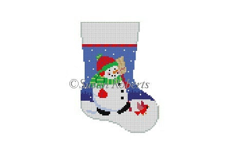 Chubby Snowman Stroll - Mini Stocking