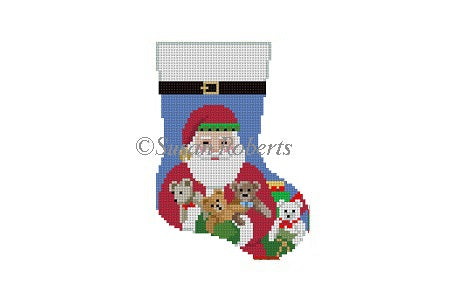 Teddy Santa - Mini Stocking