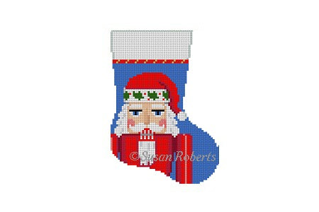 Santa Nutcracker - Mini Stocking